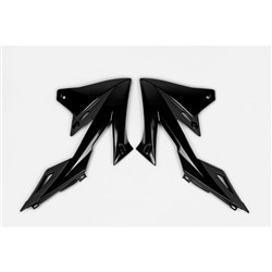 UFO SUZUKI RADIATOR SHROUDS RMZ250 19-25/RMZ450 18-25 BLK