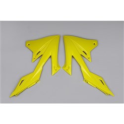 UFO SUZUKI RADIATOR SHROUDS RMZ250 19-25/RMZ450 18-25 (YEL 01-22)