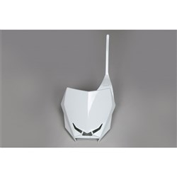 UFO SUZUKI FRONT NO. PLATE RMZ250 19-25/RMZ450 18-25 WHT