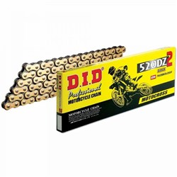 DID EXCLUSIVE RACING 520DZ2 SDH GLD/BLK 120RB (CTN10)