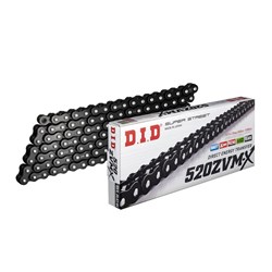 DID SUPER STREET X-RING 520ZVM-X BLK/BLK 120ZB (CTN10)