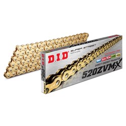 DID SUPER STREET X-RING 520ZVM-X GLD/GLD 120ZB (CTN10)