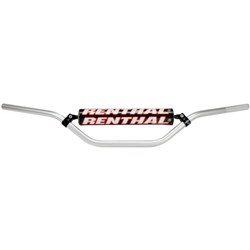 RENTHAL 7/8 H/BAR ENDURO HIGH BARS SIL W/BAR PAD (613-01-SI-05-006)