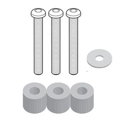 GIVI SPECIFIC WINDSCREEN FITTING KIT - TRIUMPH TIGER SPORT 800 25- (NEEDS SCREEN D6421ST) (D6428KIT)