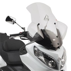 GIVI WINDSCREEN ONLY TRANSPARENT - SYM MAXSYM 400-600 11-20 (NEEDS FITTING KIT D7051KIT)  [ONC01] #