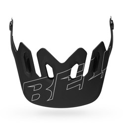 BELL VISOR SUPER 3R/3 MATT BLK/WHT OS 17 #