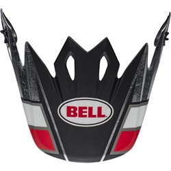 BELL S/P - MX-9 MIPS PEAK MIPS TWITCH REPLCA (LE) BLK/RED #