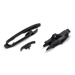 UFO GAS GAS MC/MC-F/EX/EX-F/EC/EC-F 21-22 CHAIN GUIDE/SWINGARM KIT (BLK)