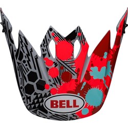 BELL S/P - MX-9 MIPS PEAK TAGGER SPLATTER BRT RED/GRY #