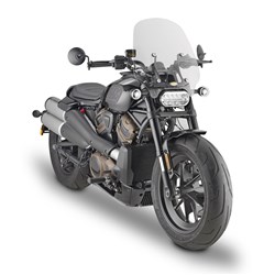 GIVI WINDSCREEN ONLY TRANSPARENT - HARLEY DAVIDSON SPORTSTER S 1250 21-24 (NEEDS FITTING KIT A8401A)