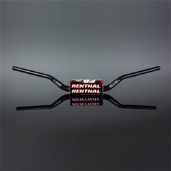 RENTHAL FATBAR36 H/BAR RC/HON CRF 04-18/KAW KX/KXF 06-20 BLK W/BAR PAD (930-01-BK)