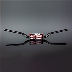RENTHAL FATBAR36 H/BAR VILLOPOTO/STEWART/HON CRF 18-20 BLK W/BAR PAD (933-01-BK)