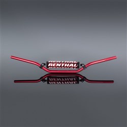RENTHAL 7/8 H/BAR RC/O.E HONDA + KAWASAKI RED W/BAR PAD (971-08-RD-01-185)