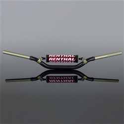 RENTHAL TWINWALL H/BAR KTM SX 85 2013+ / HUSQ TE85 2017+ (831 BEND) BLK W/BAR PAD (993-01-BK-16-294)