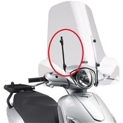 GIVI SPECIFIC WINDSCREEN FITTING KIT - PIAGGIO FLY 50-100-125-150 14-17 (NEEDS SCREEN 107A)  [ONC01] #
