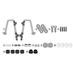 GIVI SPECIFIC WINDSCREEN FITTING KIT - HONDA SUPER CUB C125 18-24 (NEEDS SCREEN 1168A)