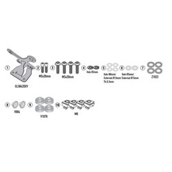 GIVI SPECIFIC WINDSCREEN FITTING KIT - HONDA CB650R 24- (NEEDS SCREEN 1173S)