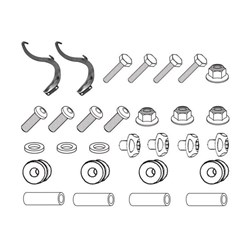 GIVI SPECIFIC WINDSCREEN FITTING KIT - HONDA SH300i 07-10 (NEEDS SCREEN 308A)