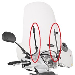 GIVI SPECIFIC WINDSCREEN FITTING KIT - SUZUKI ADDRESS 110 15-21 (NEEDS SCREEN 107A)
