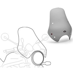 GIVI WINDSCREEN ONLY SMOKED - UNIVERSAL (NEEDS FITTING KIT D45)