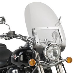 GIVI WINDSCREEN ONLY TRANSPARENT - KAWASAKI VN800 CLASSIC 96-02 / 900 CLASSIC 06-17 / 900 CUSTOM 06-17 (NEEDS FITTING KIT AS126A2)  [ONC01] #