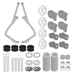 GIVI SPECIFIC WINDSCREEN FITTING KIT - SYM SYMPHONY ST 50-125-200 21- (NEEDS SCREEN 7067A)