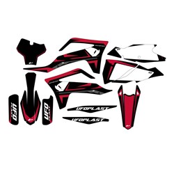 UFO GAS GAS DECALS KIT MC125-250/MC-F 250/350/450 21-23 APODIS BLK #