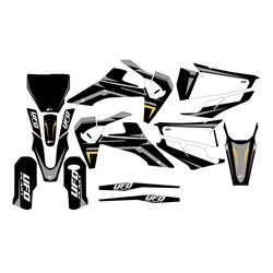 UFO HUSKY DECALS KIT TC125/250/FC 250/350/450 19-22 APODIS BLK #
