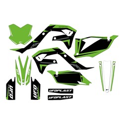 UFO KAWASAKI DECALS KIT KXF250 21-23/450 19-23 APODIS (OEM) #