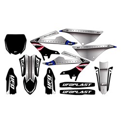 UFO YAMAHA DECALS KIT YZ125/250 23 THUNDER BLK #