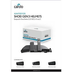 CARDO SHOEI GEN 3 HELMETS ADAPTER  - FOR PACKTALK NEO/EDGE/PRO