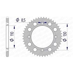 AFAM A54 420 HONDA CR80 87_/150 07_ SC