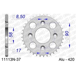 AFAM A37 420 HONDA CRF50F [ONC01] #
