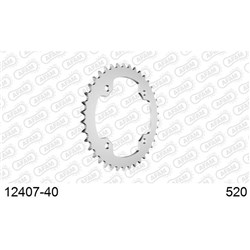 AFAM S40 520 YAM YZF450 QUAD #