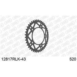 AFAM S43 520 RLK RACE STEEL  [ONC01] #