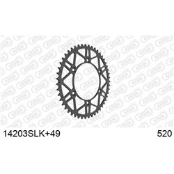 AFAM 49T SLK SLITE STEEL SUZ