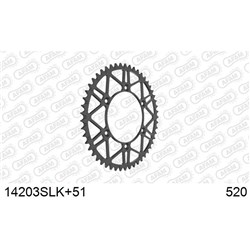 AFAM 51T SLK SLITE STEEL SUZ