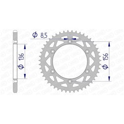 AFAM A48 520 ALL HUSKYS 90-13 RED  [ONC01] #