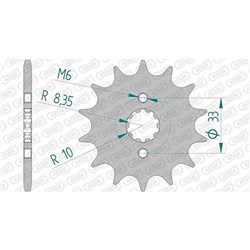 AFAM 14T 520 SUZUKI GS/GSX250 79-82  [ONC01] #