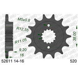 AFAM 14T DUCATI 748/916 520 CONV.  [ONC01] #