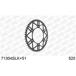 AFAM 51T SLK SLITE STEEL KTM