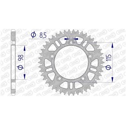 AFAM A50 420 KTM 60-65 SX 99-  [ONC01] #