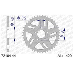 AFAM A44 420 KTM 50 07-08  [ONC01] #