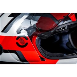 ARAI VAS-V SIDE PODS FACE RED