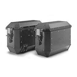 GIVI TREKKER ALASKA 36L PANNIERS ALLOY BLACK (PAIR) MONOKEY