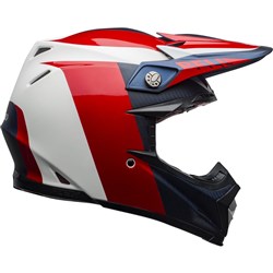 BELL MOTO-9 FLEX DIVSN M/G WHT/BLU/RED (SM)  [ONC01] #