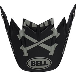 BELL S/P - MOTO-9 FLEX PEAK FASTHOUSE WRWF M/G BLK/WHT/GRY #