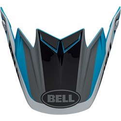 BELL S/P - MOTO-9 FLEX PEAK DIV M/G WHT/BLK/BLU #