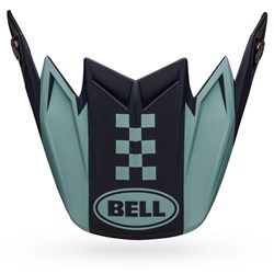 BELL S/P - MOTO-9 FLEX PEAK BREAKAWAY MATT NAVY/LT-BLU (O/S) #