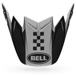 BELL S/P - MOTO-9 FLEX PEAK BREAKAWAY MATT SILVER /BLK (O/S) #